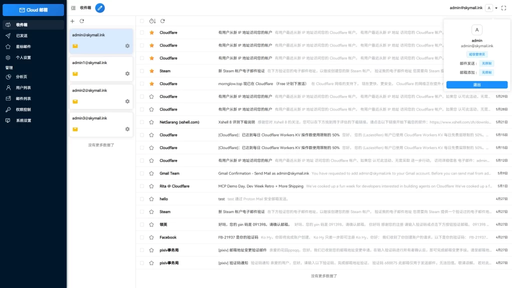 图片[2]-Email邮箱服务系统 – 支持邮件发送TG转发